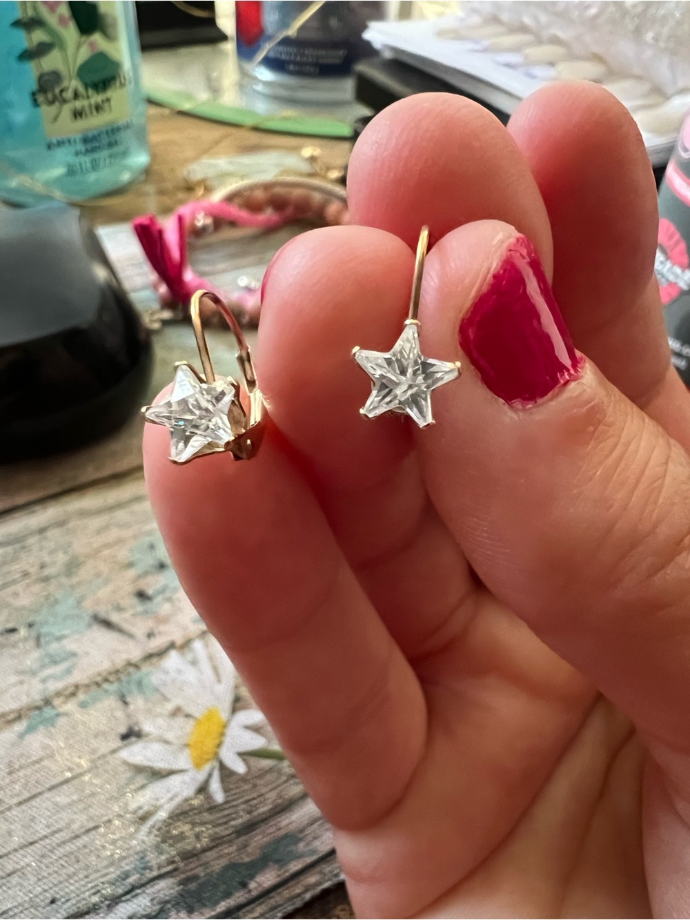 10K Gold Earrings - Picture 2 of 5